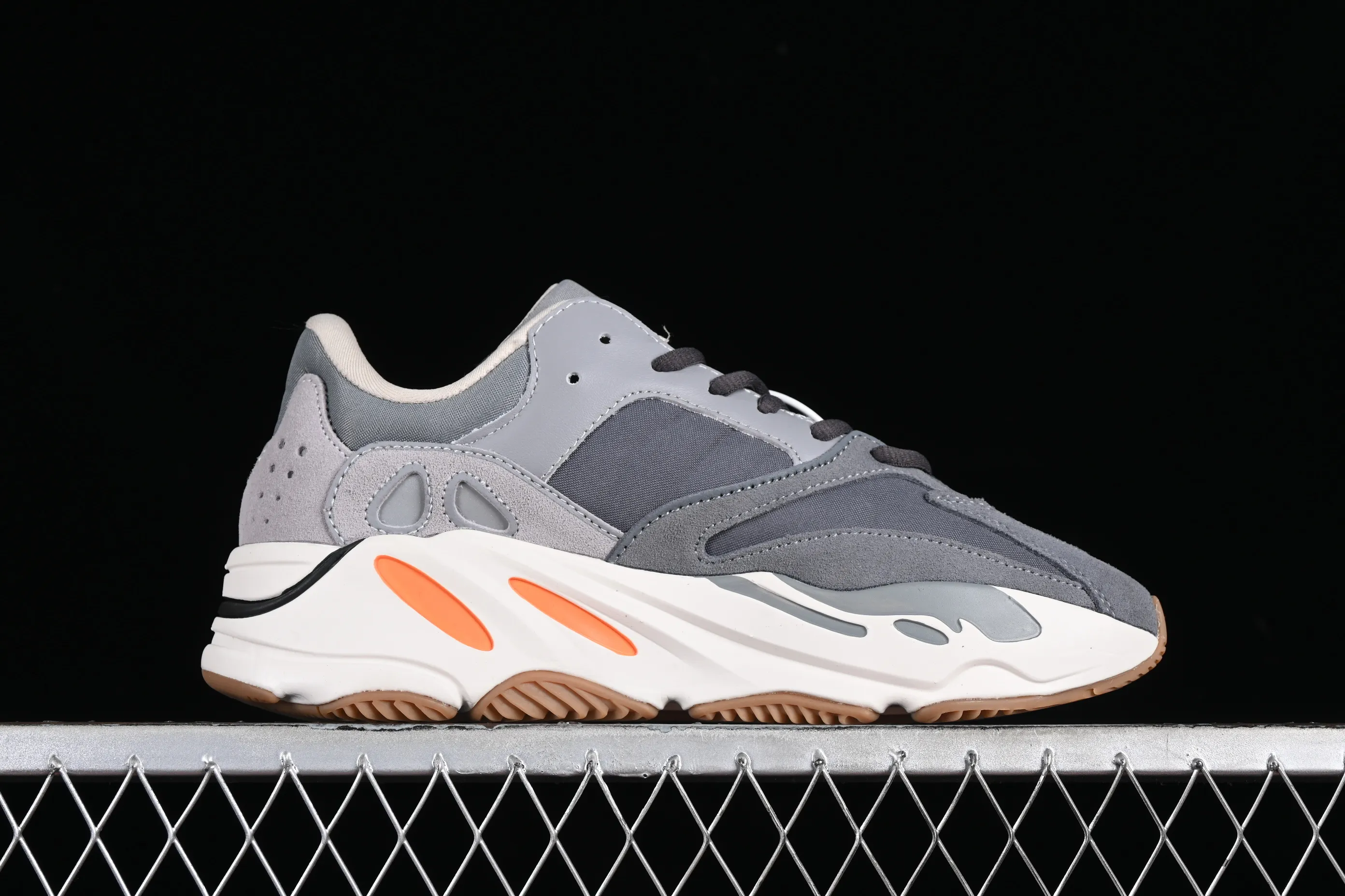 All Categories Ad Yeezy Coconut Series G Version Ad Yeezy Boost 700 "Magnet" FV9922 Kanye Coconut 700 3M Reflective Running Shoes